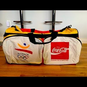 Coca Cola Barcelona 1992 Olympics Duffle Bag